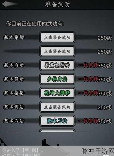 放置江湖0转古墓派武功搭配全攻略，揭秘最强组合！