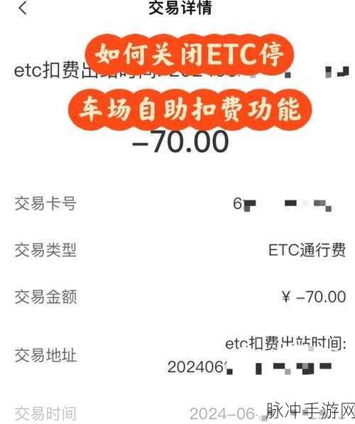 手游充值攻略，etc记账卡欠费了怎么快速缴费恢复游戏畅玩