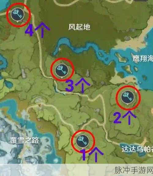 原神探险指南，揭秘蒙德隐藏宝箱位置图，你值得拥有！