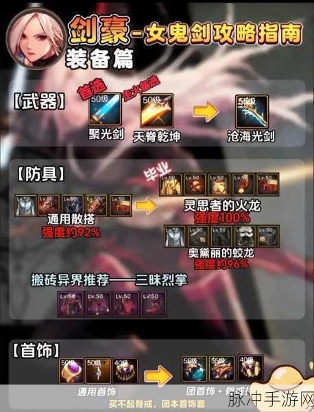DNF手游攻略，剑豪职业85级史诗武器选择指南
