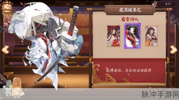 阴阳师手游攻略,解锁夜溟彼岸花皮肤的多样途径
