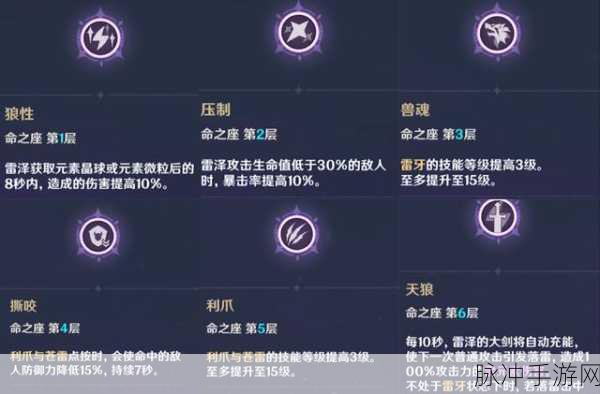 原神雷泽命之座深度解析与高效输出手法分享