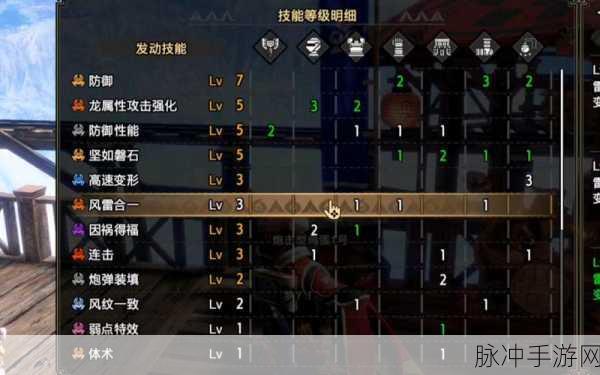 怪物猎人崛起曙光DLC，榴弹瓶盾斧过渡阶段高效配装全攻略