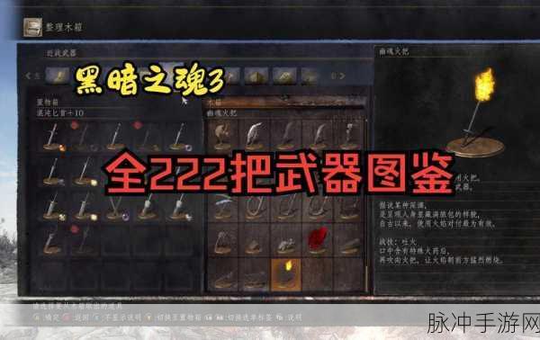 黑暗之魂3DLC全收集深度攻略及武器装备属性详解