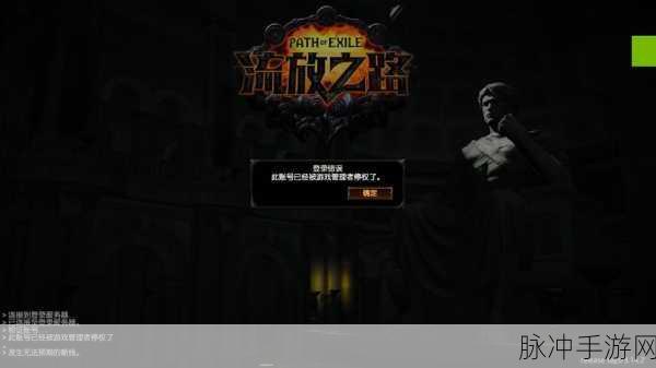 流放之路,深入解析账号被管理员停权的原因与防范策略