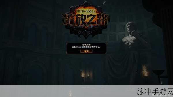 流放之路,深入解析账号被管理员停权的原因与防范策略