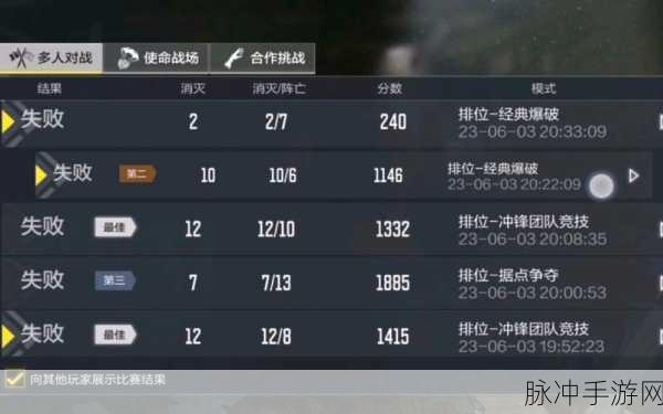 使命召唤手游新赛季掉段规则全解析，助你快速适应新挑战