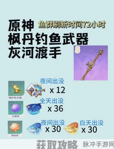 原神玩家必看，伊部钓鱼护身符全攻略，助你渔获满满