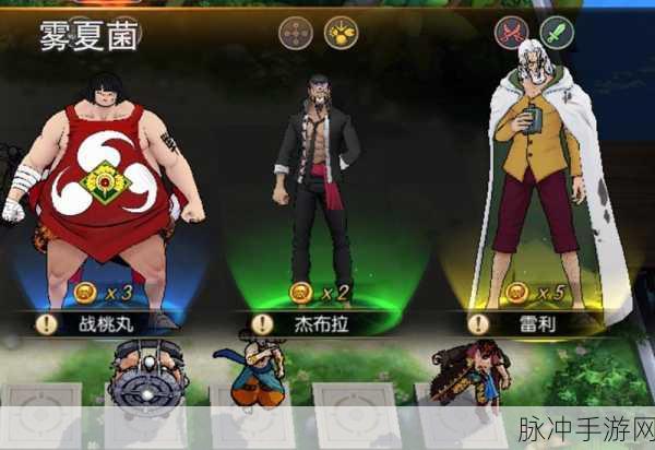 航海王燃烧意志,海岛争霸角色选择全攻略