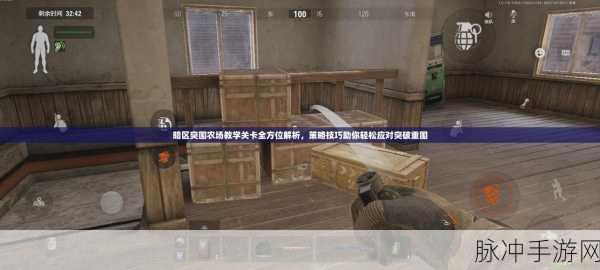 暗区突围农场教学关卡全方位解析,策略技巧助你轻松应对突破重围