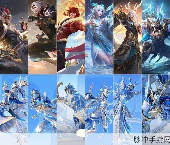 王者荣耀冠军阵容皮肤全解析,荣耀之选,尽显风采