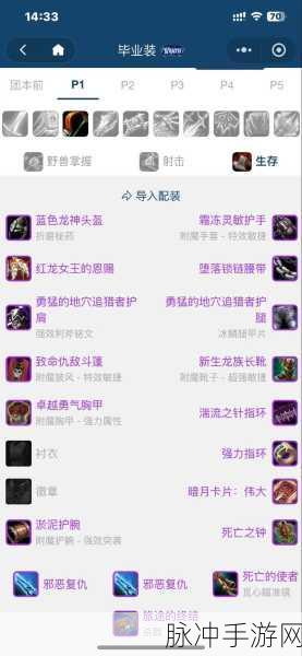 猎人雕文选择指南,兽王转型射击猎人的完美过渡