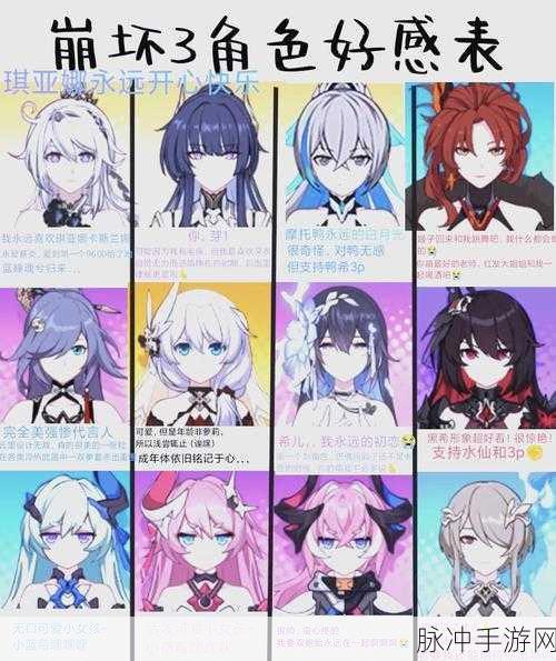 崩坏3后崩坏书角色全解析,探索开放世界的英雄群像