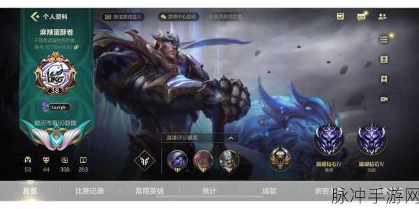 LOL手游深度解析，钻石段位究竟意味着什么？