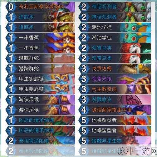 炉石传说猎人任务及卡牌深度评测介绍