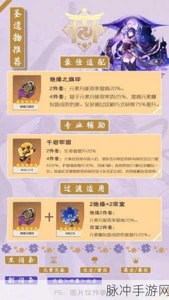 原神雷神角色攻略，圣遗物主属性选择深度解析