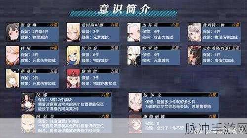 战双帕弥什深度攻略,提法意识图鉴与效果详解
