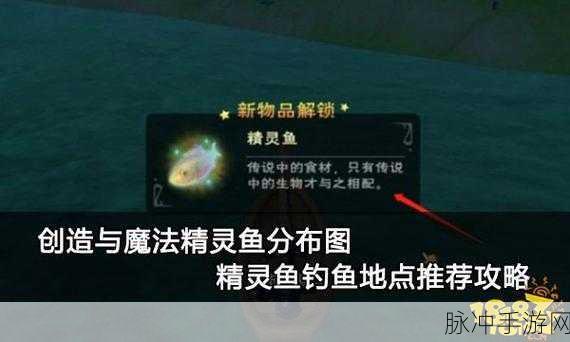 创造与魔法深度攻略,揭秘精灵鱼最佳钓点