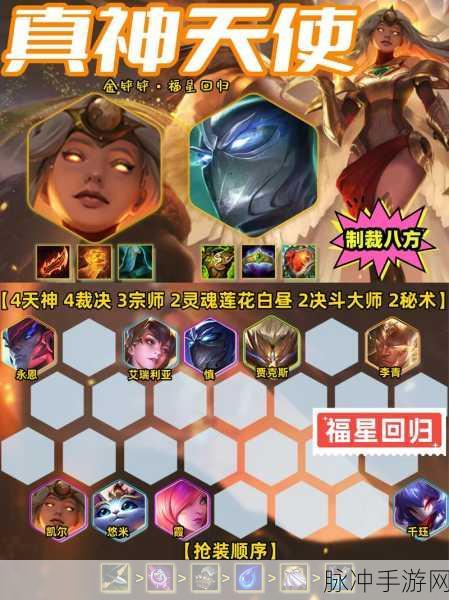 云顶之弈深度攻略，铁甲秘术天使阵容搭配详解