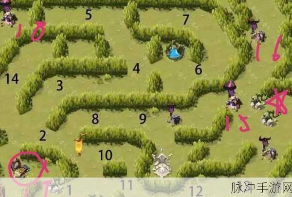 剑与远征涌潮林地全面攻略,解锁最佳路线图与通关秘籍