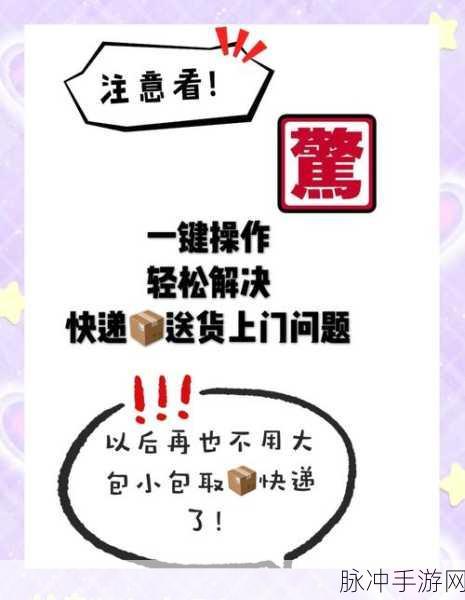 手游玩家必备攻略，菜鸟裹裹如何寄送到付快递全解析