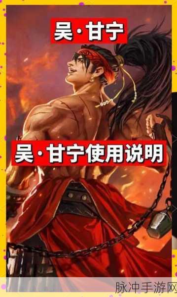 深度解析率土之滨甘宁五星武将,搭配策略与实战应用