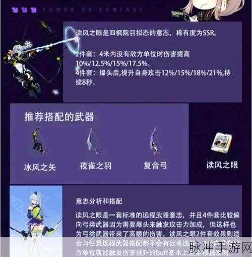 幻塔武器意志搭配深度解析,打造最强战斗组合