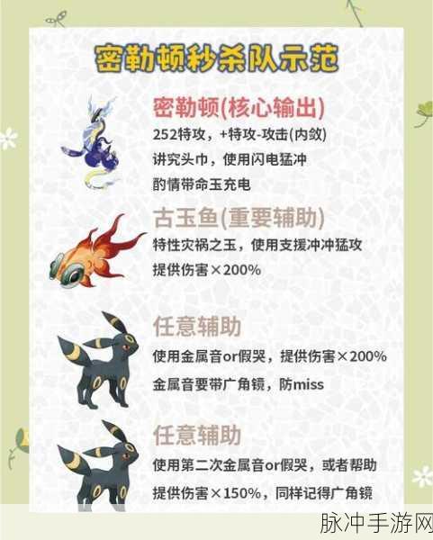宝可梦朱紫六星太晶团单人挑战,密勒顿配置深度解析