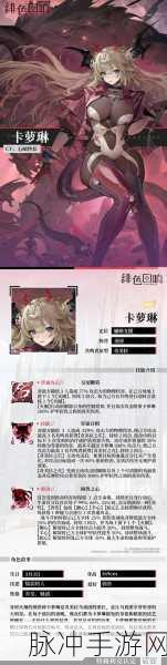绯色回响震撼登场,开服角色强度排行大揭秘!