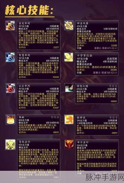 魔兽世界手游攻略，70级惩戒骑战场装备选择深度解析