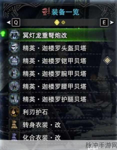 怪物猎人世界冰原黑龙重弩各流派配装深度汇总