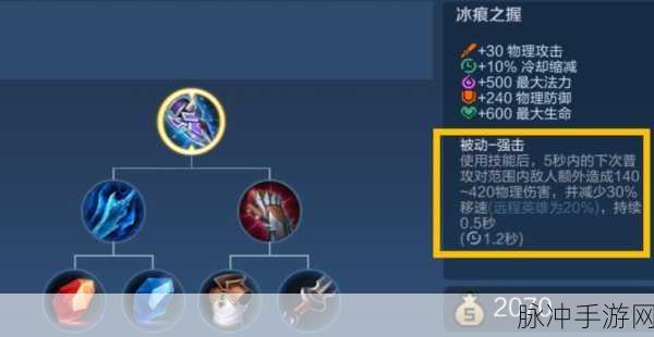 王者荣耀,新巨人之握深度解析——2000点血量与60点减速的绝佳适配英雄