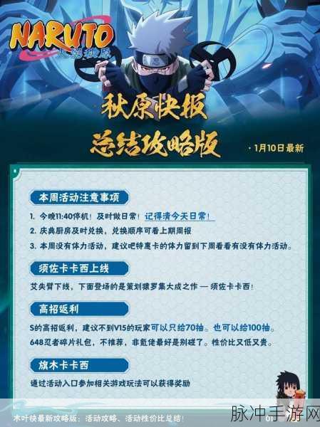 火影忍者减负季，精选忍者推荐与策略分析