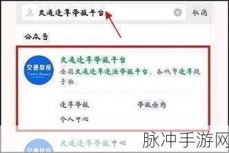 交管12123手游攻略,解决随手拍功能消失之谜