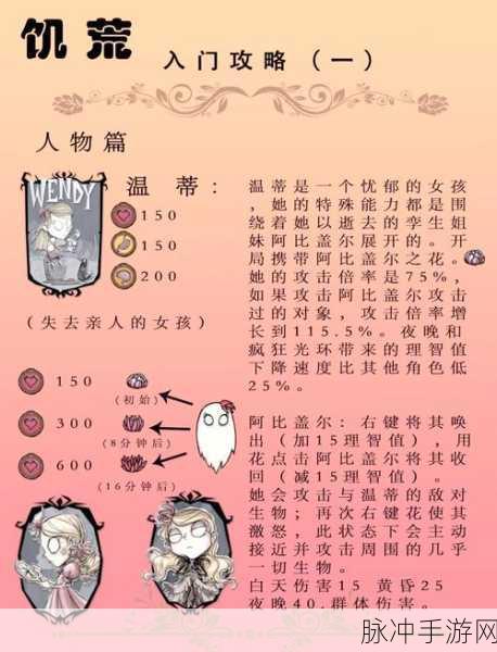 扬帆起航,饥荒海难人物选择全攻略