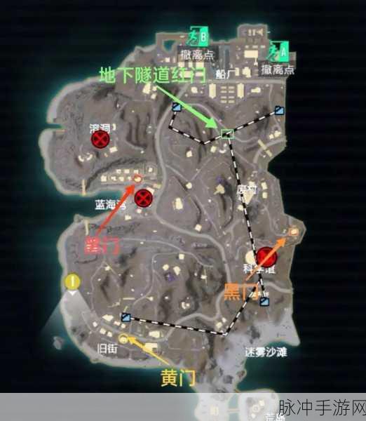 和平精英地铁逃生模式,揭秘红门开启的绝密位置