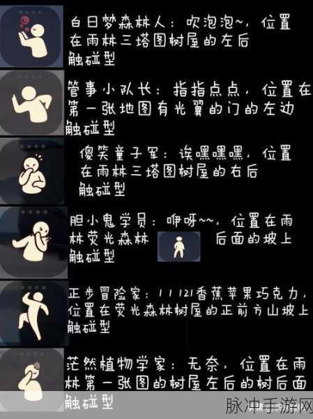 Sky光遇探索之旅，白日梦森林人先祖位置全解析