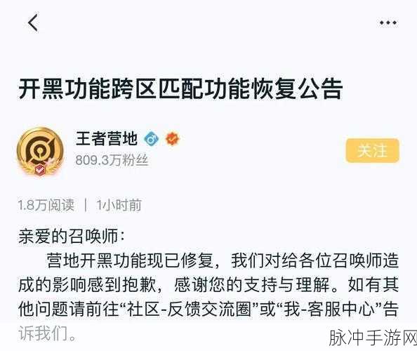 王者荣耀，跨平台互通攻略大解密，畅享无界游戏新体验