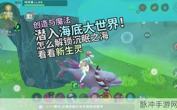 创造与魔法,揭秘海底之门进入方法,探索神秘海底世界