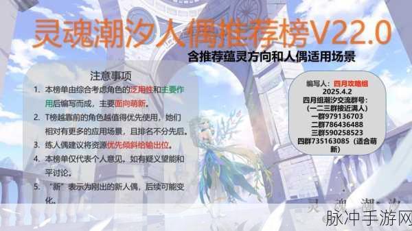 灵魂潮汐热门角色深度盘点,哪些人偶强势闪耀?