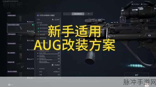 废土危行新篇章，强火力热武器AUG属性全面解析与实战应用指南