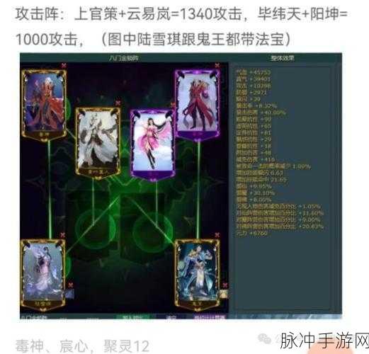 梦幻诛仙手游深度解析，鹰击阵属性特点及实战效果全面分析