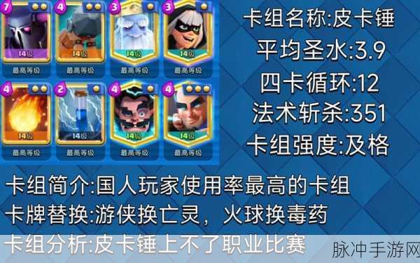 皇室战争三阶竞技场必胜卡组配置全攻略