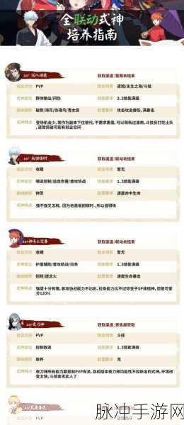 阴阳师手游攻略,顶尖输出式神培养推荐