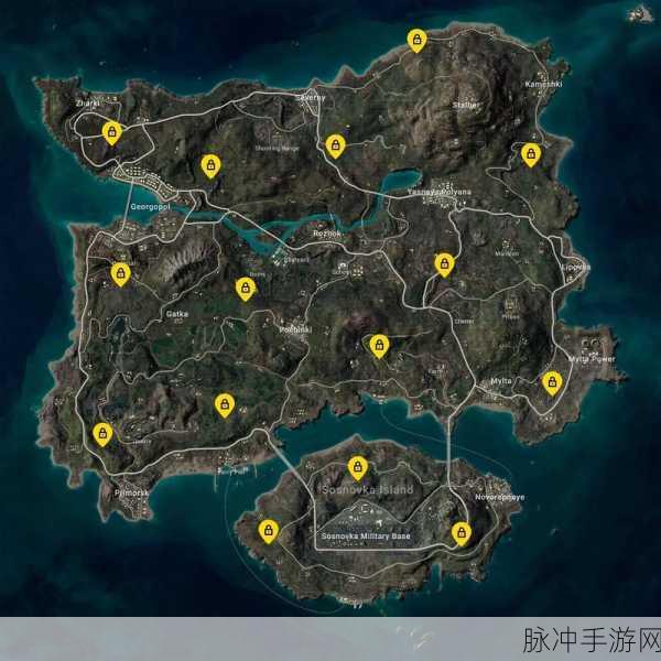 绝地求生手游攻略,深入解析艾伦格地图