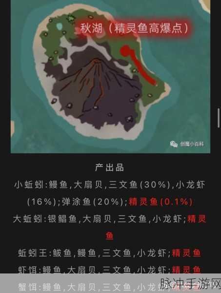 创造与魔法中河豚垂钓位置全揭秘,解锁美食与坐骑的秘密