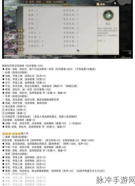 梦间集圣火令深度攻略,揭秘底层逻辑与操作映射!