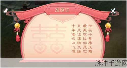 倩女幽魂手游灵兽结婚全攻略,打造灵兽幸福家园