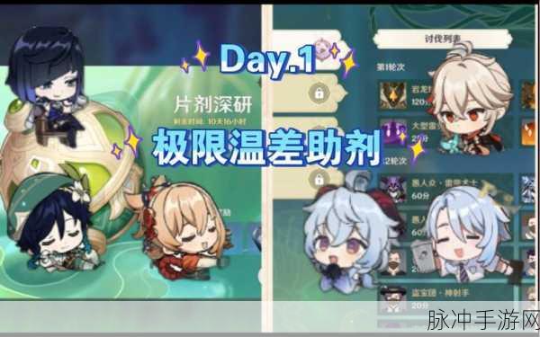 原神极限温差助剂通关攻略详解,全面策略助你轻松突破难关!