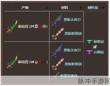 泰拉瑞亚手游攻略，揭秘鬼木翅膀的获取方式与详细介绍